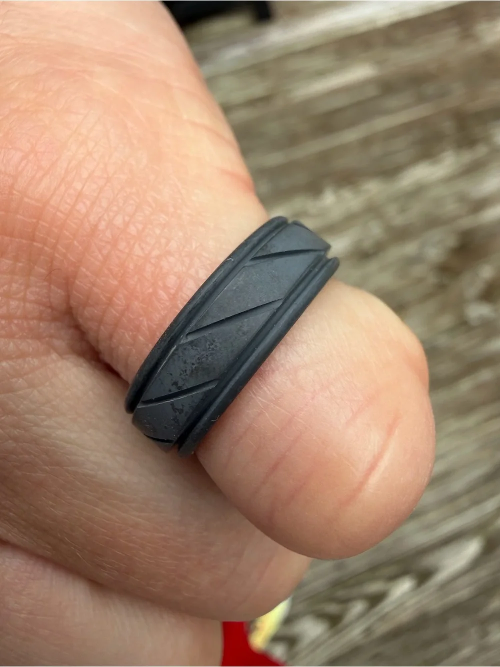 triton tc850 wedding band Tungsten Size 8.5 Metal detecting find